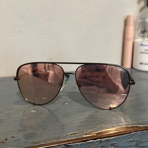 Pink Quay aviator style sunglasses